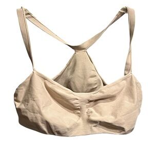 Cream Comfort Bra with Adjustable Straps